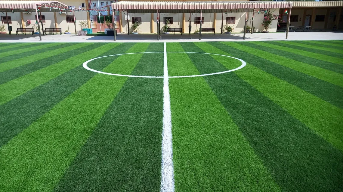 Football field construction