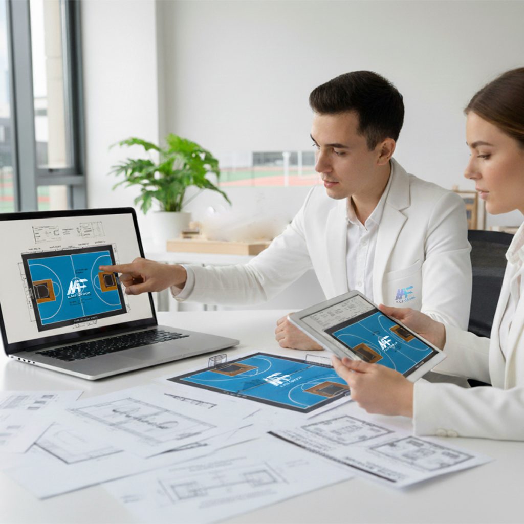 "advanced sports facilities designed by AAIF Group in the UAE engineered for 2025 standards"