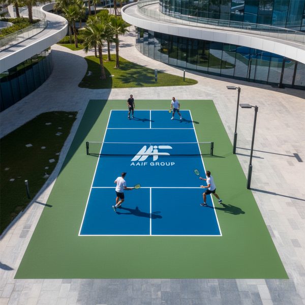 pickleball courts and pickleball facilities designed by AAIF Group for advanced pickleball development in the UAE