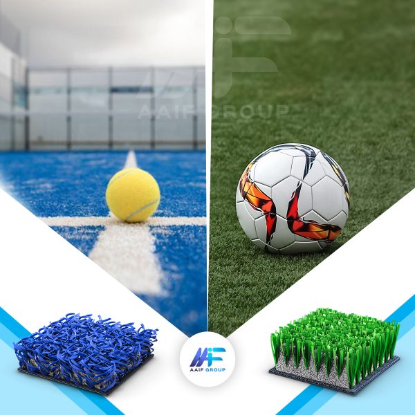 best padel turf vs football turf engineered for UAE climate by AAIF Group